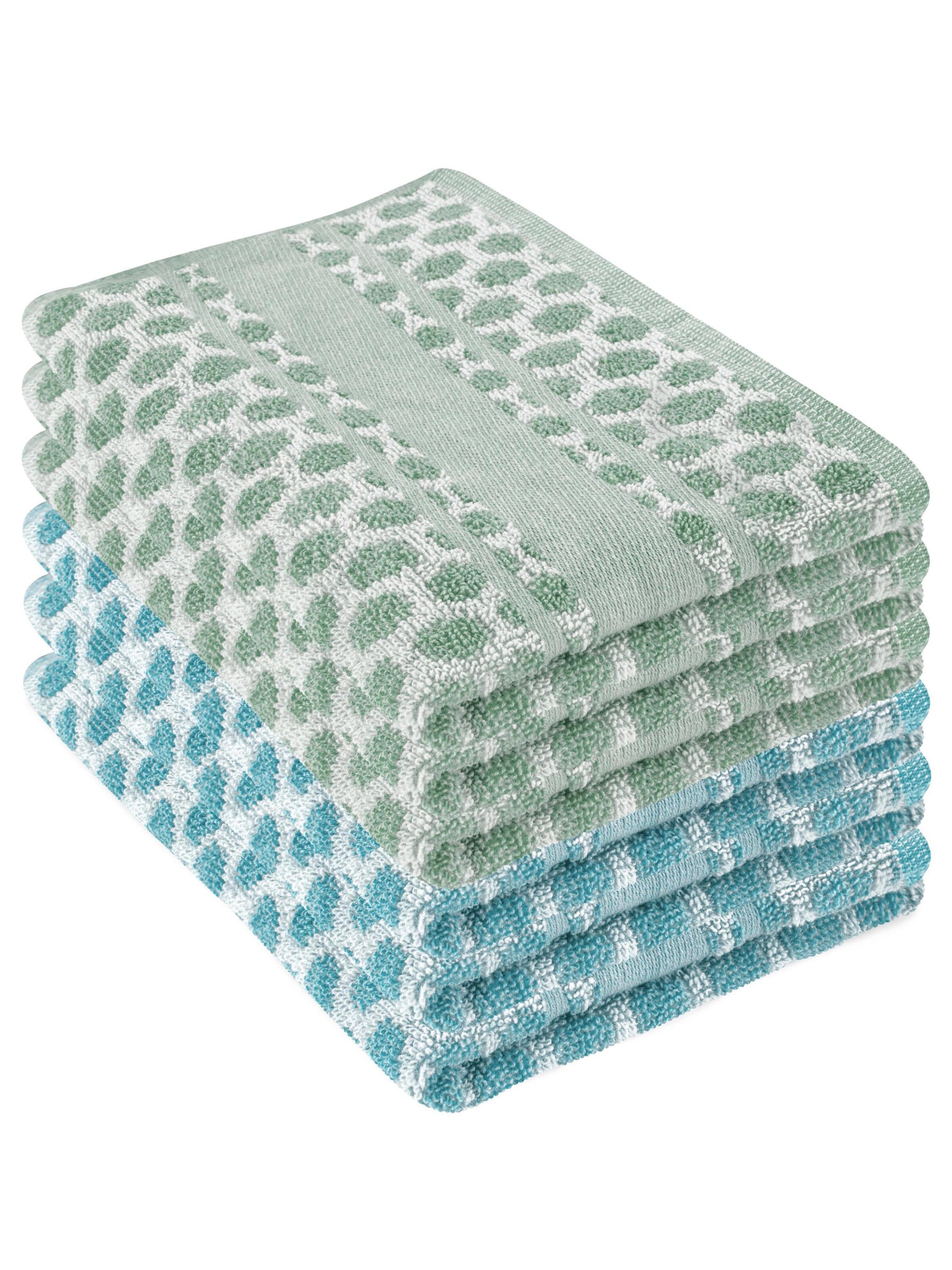 Aspero Vaatdoek in Blauw: voorkant