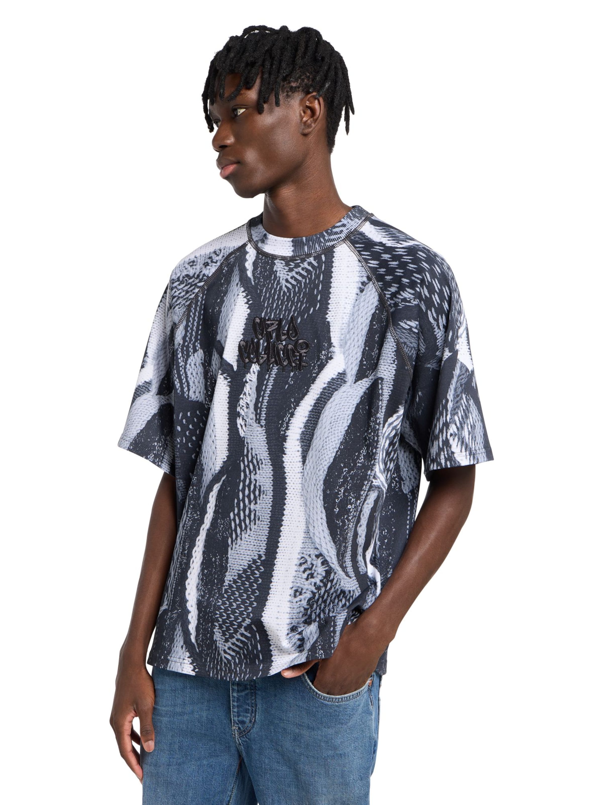 T-Shirt 'Ettori' Carlo Colucci en noir : devant