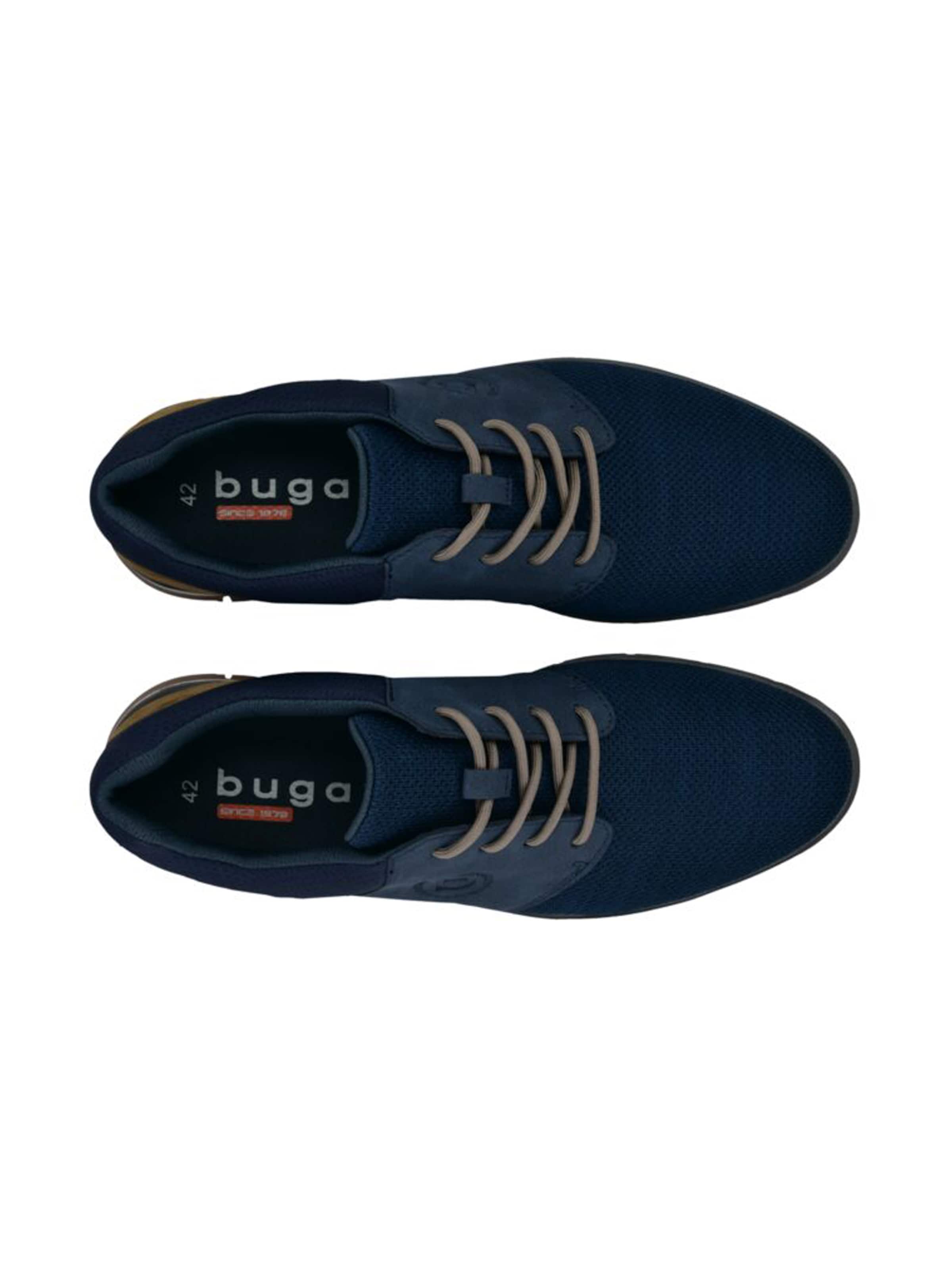Scarpa stringata di bugatti in blu