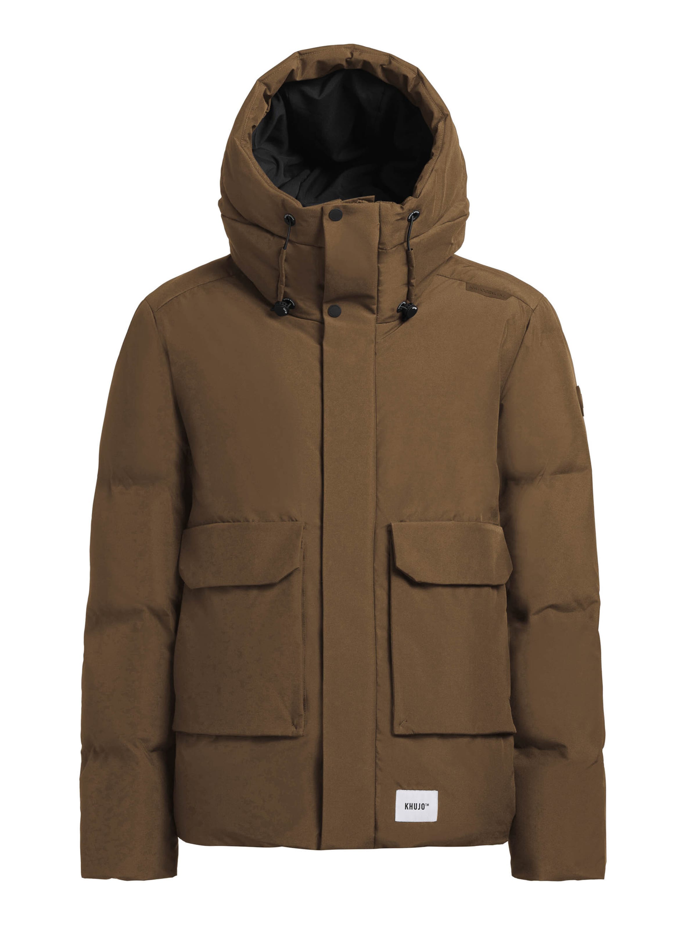 zaļš khujo Ziemas jaka 'Hinto2': no priekšpuses