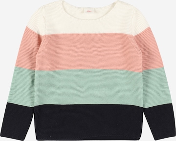 s.Oliver Sweater in Mixed colors: front