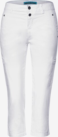 STREET ONE Slim fit Pants in White: front