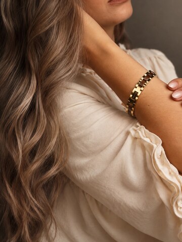 Bracelet 'LEHNSEE' Holzwerk en or