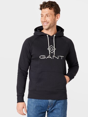 GANT Regular Fit Sweatshirt i sort: forside