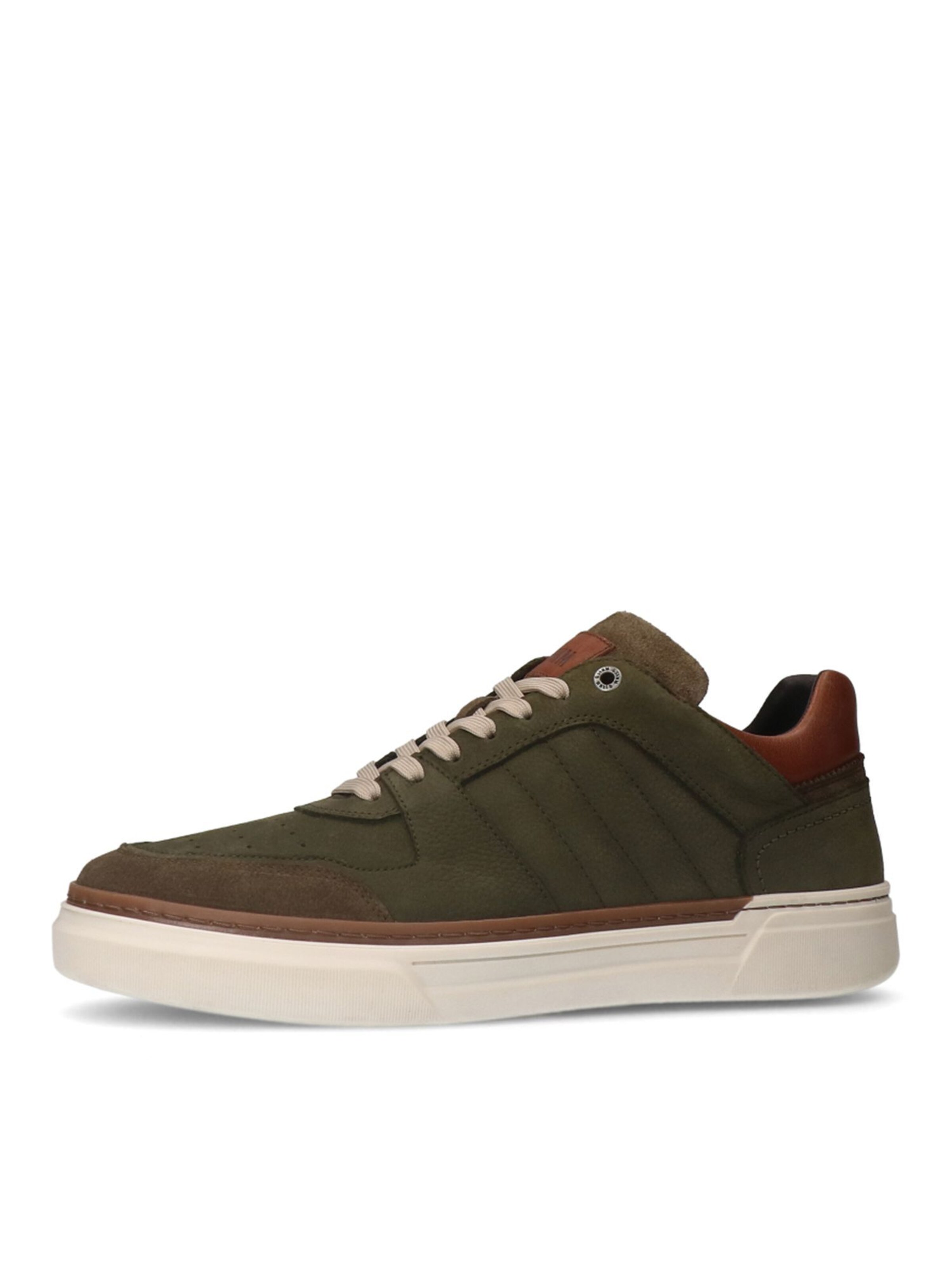 MANFIELD Sneakers in Green: front
