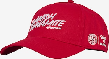 Hummel Cap 'DBU 26 Fan Dynamite' in Rot: Vorderseite