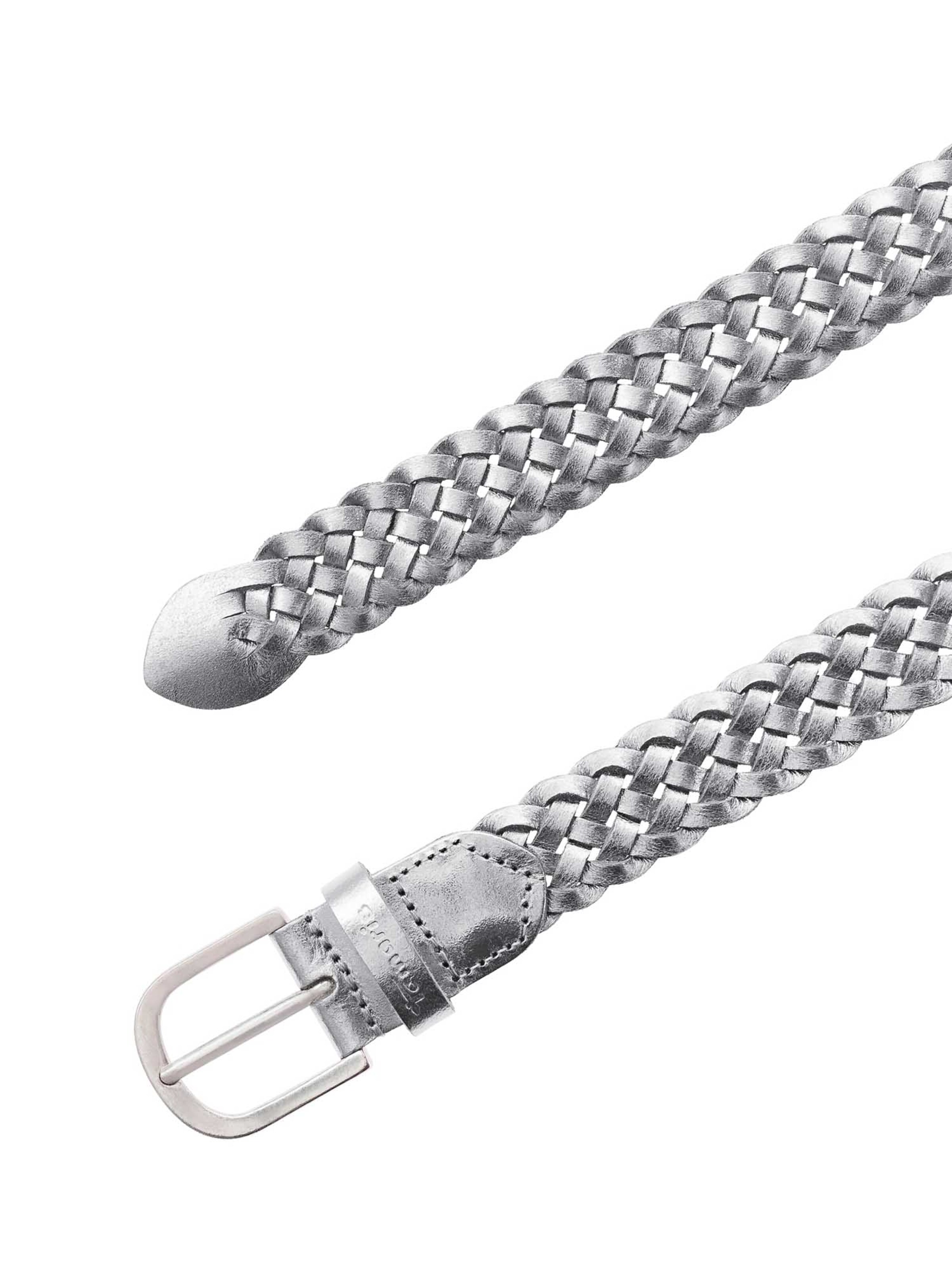 Tamaris Ремень 'Essential Classics' в Серебристый