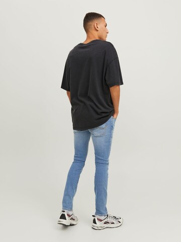 JACK & JONES Skinny Džínsy 'Liam' - Modrá