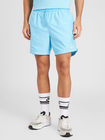 Nike Sportswear Regular Broek in Blauw: voorkant