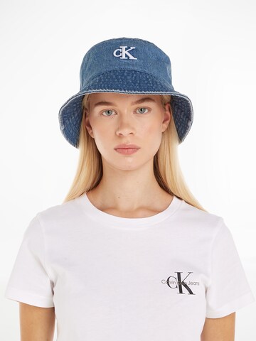 Calvin Klein Jeans Kapelusz w kolorze niebieski: przód