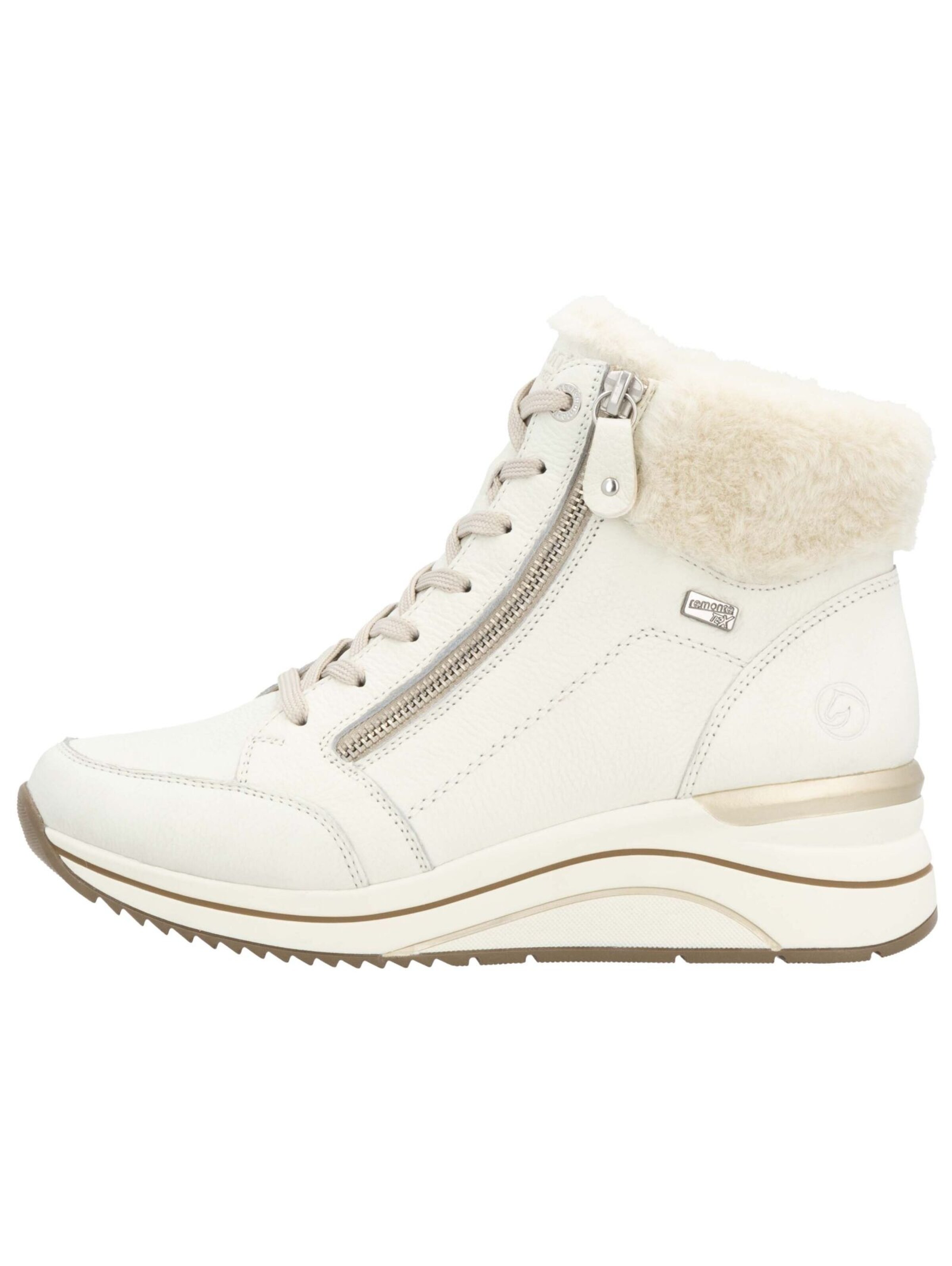 REMONTE Ботинки на шнуровке в Белый