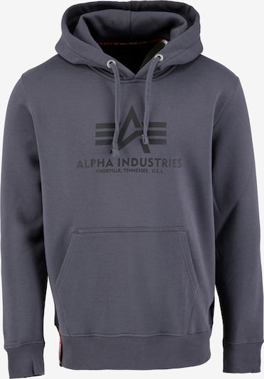 ALPHA INDUSTRIES Collegepaita värissä tummanharmaa / musta, Tuotenäkymä