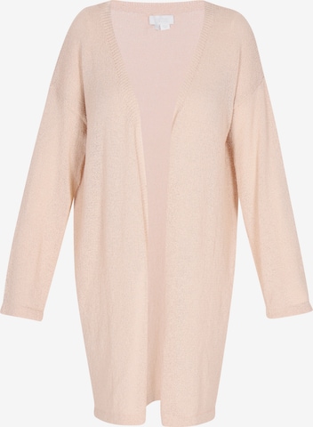 usha WHITE LABEL Knit cardigan 'Comfortable' in Beige: front