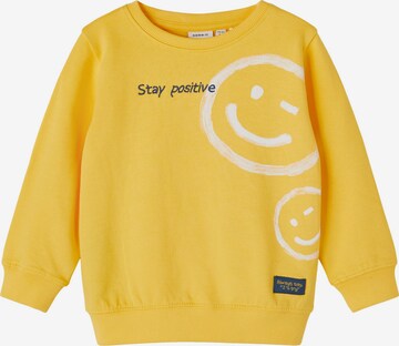 NAME IT Sweatshirt 'Tonny' in Gelb: front
