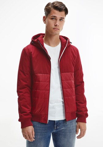 TOMMY HILFIGER Winter Jacket in Red: front
