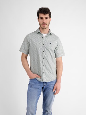 LERROS Regular fit Button Up Shirt in Green: front