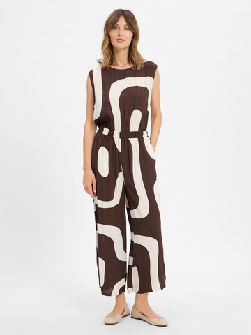 Someday Jumpsuit ' Cetural ' in Brown: front