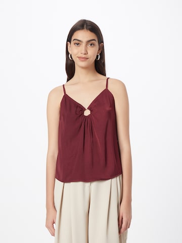 ABOUT YOU Top 'Indira' in Red: front