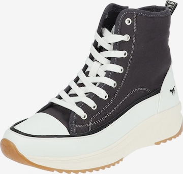 MUSTANG Sneakers hoog in Zwart: voorkant