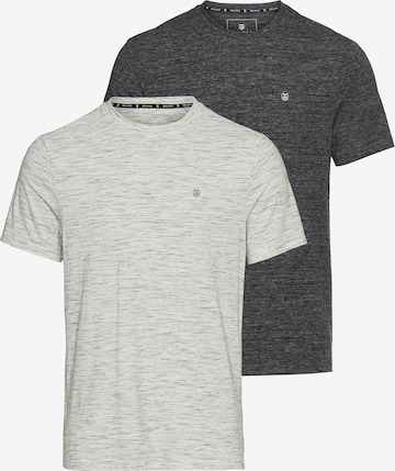 DELMAO Shirt in Grau: Vorderseite