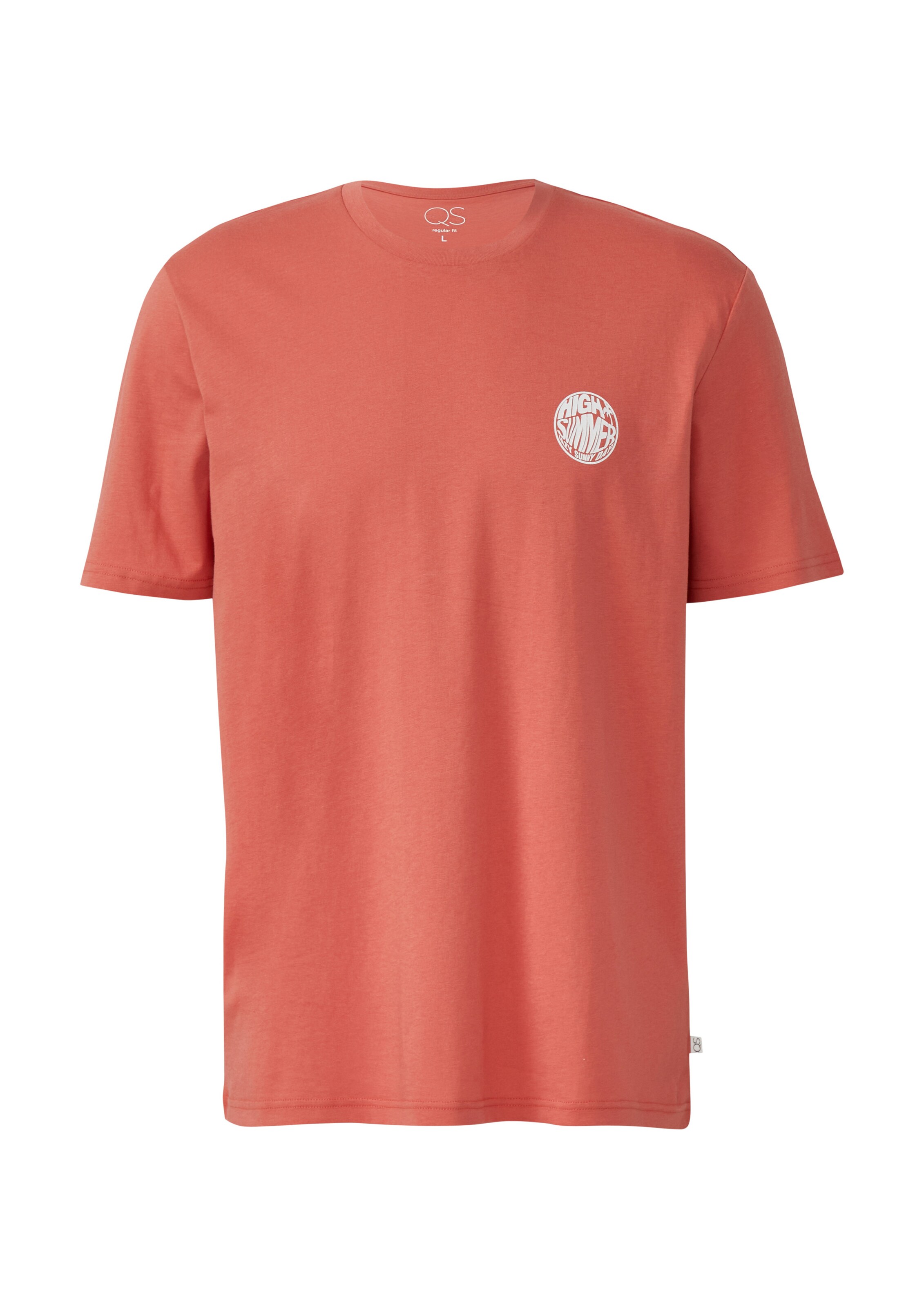 T-Shirt QS en orange : devant