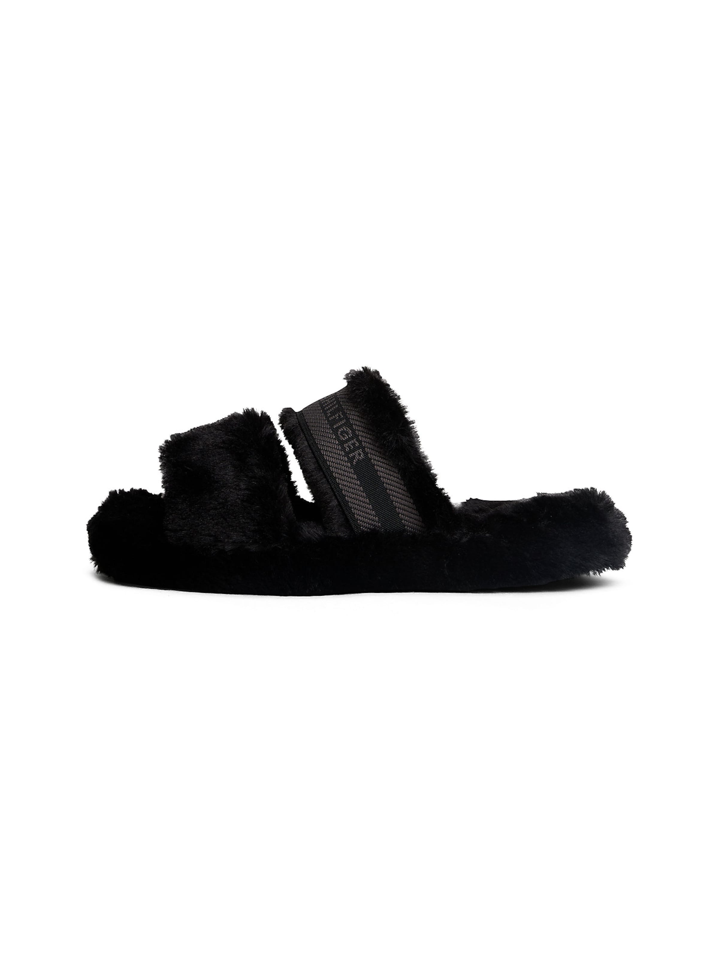 TOMMY HILFIGER Slipper in Black: front