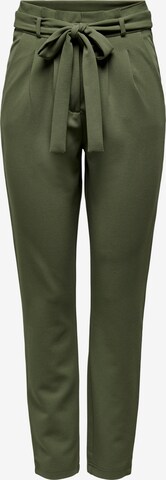 JDY Élére vasalt nadrágok 'Tanja' - zöld: elől