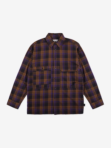 Prosto Shirt 'Check' in Purple: front