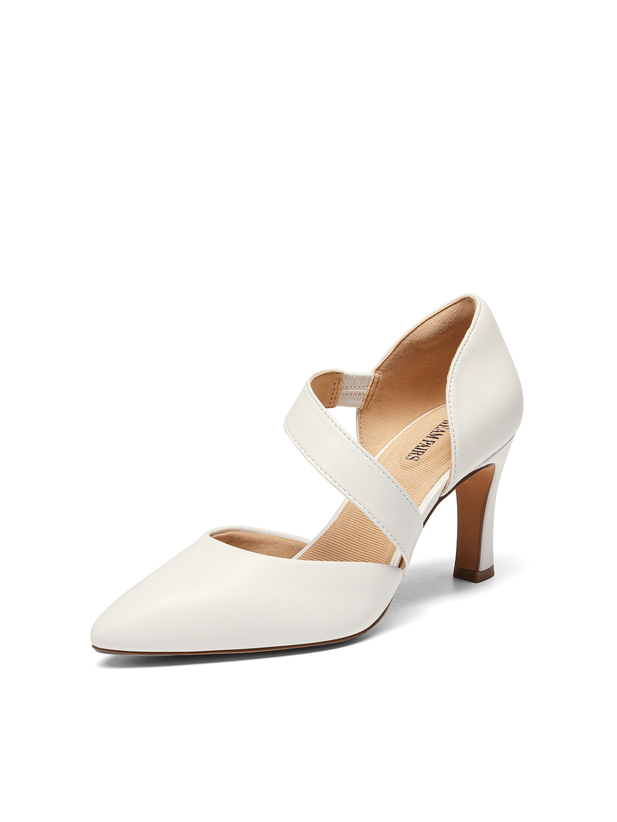 Dream Pairs Pumps in White: front
