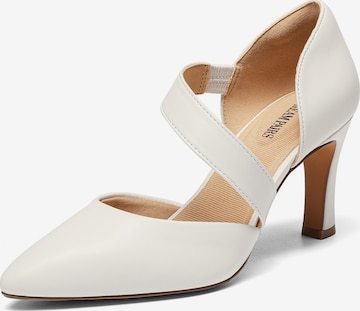 Dream Pairs Pumps in White: front