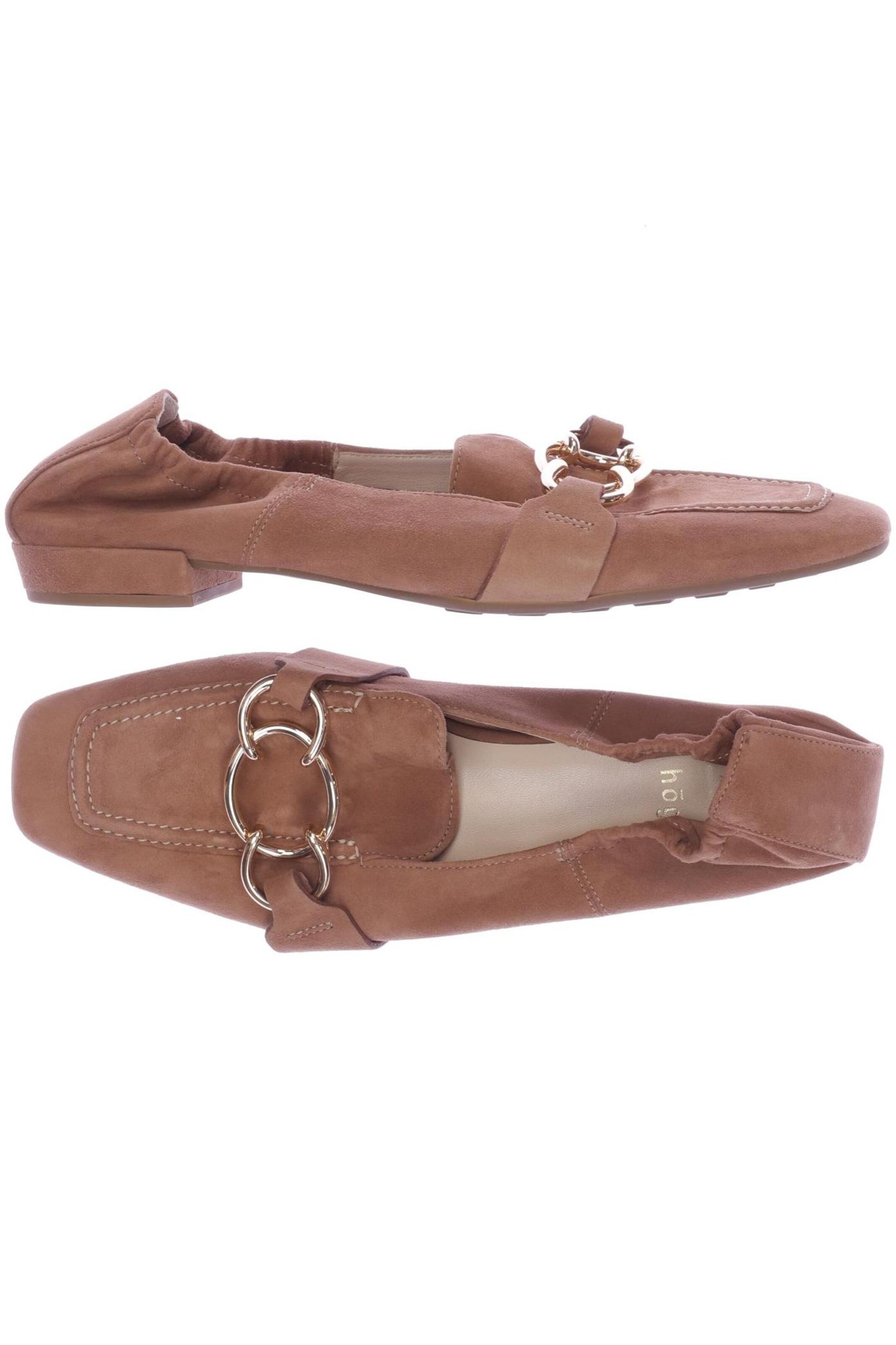 Högl Flats & Loafers in 39 in Brown: front