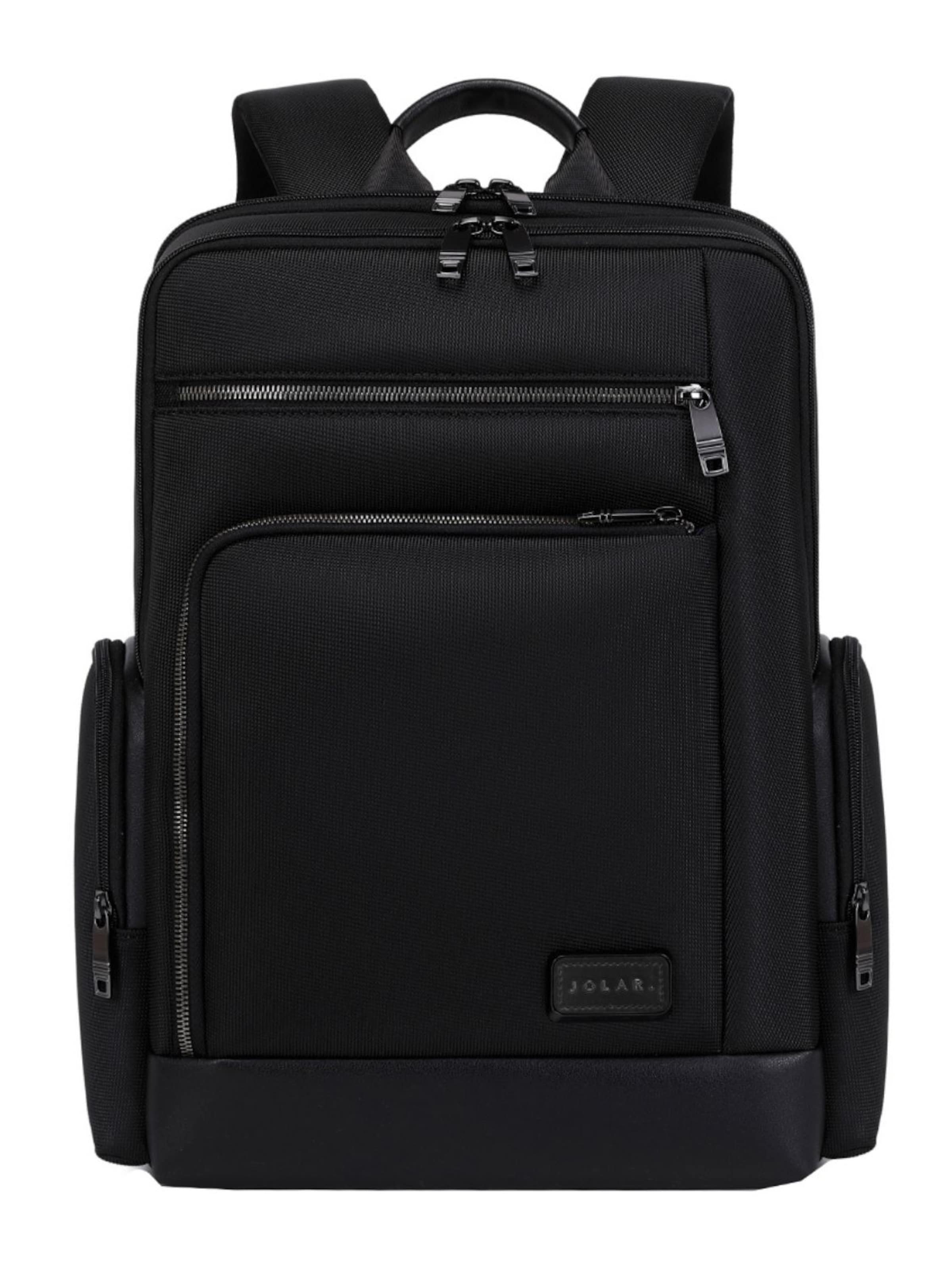 jolar Backpack in Black: front