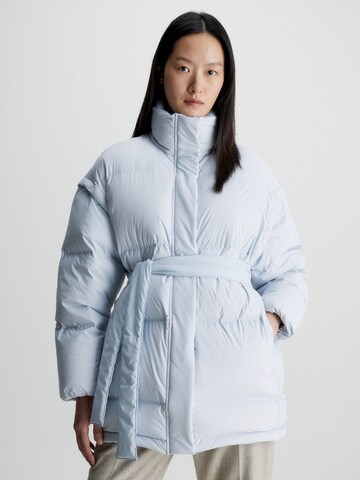 Calvin Klein Winter Jacket in Blue: front