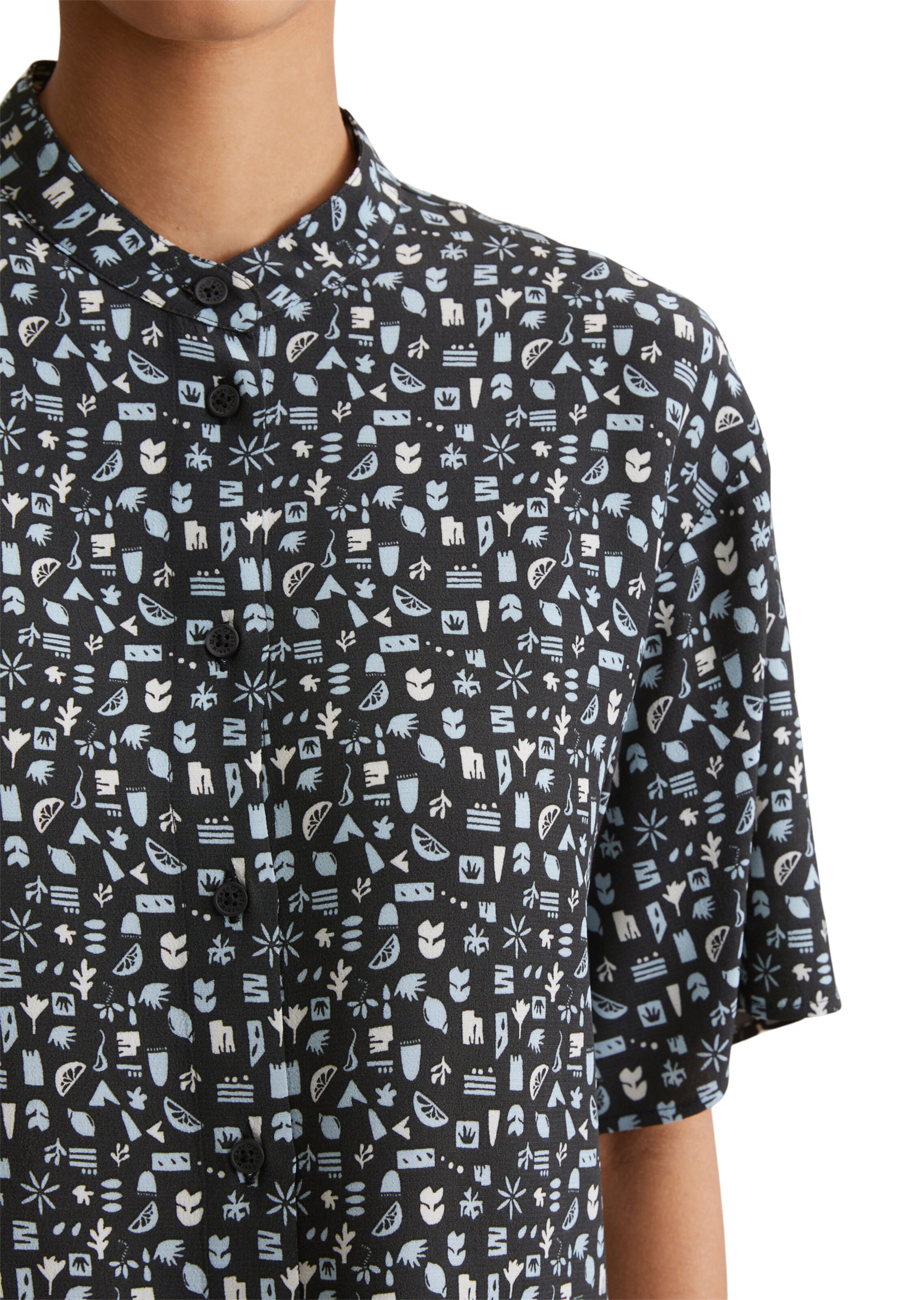 Marc O'Polo DENIM Bluse in Grau