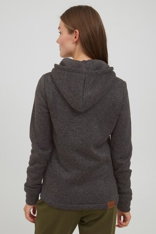 Oxmo Strickfleecejacke 'Thory' in Grau