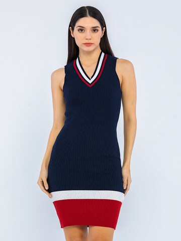 Felix Hardy Knitted dress 'Clarissa' in Blue: front