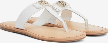 TOMMY HILFIGER Teenslipper in Beige