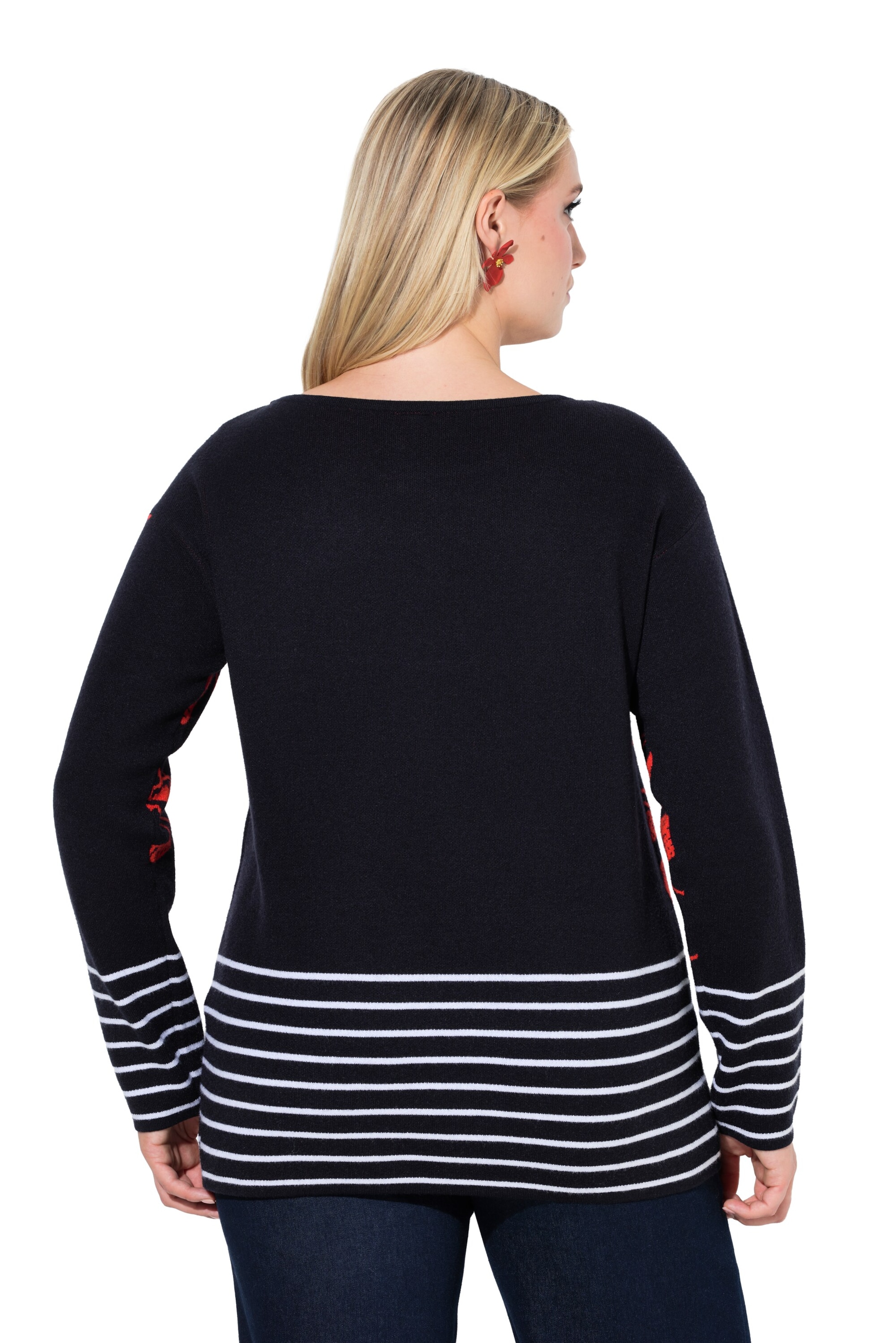 Ulla Popken Pullover in Schwarz
