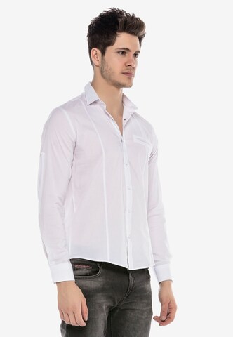 CIPO & BAXX Regular fit Button Up Shirt in White