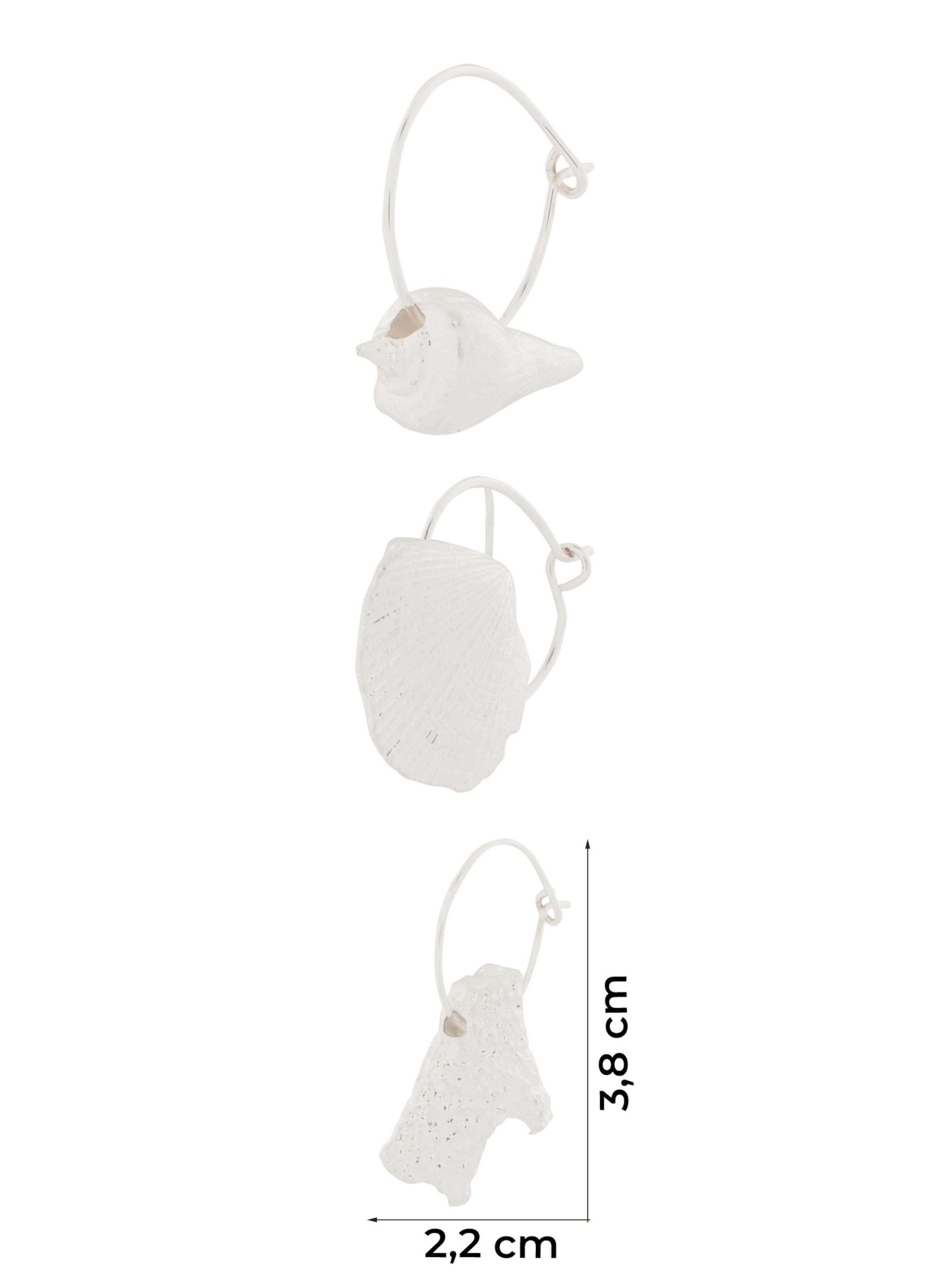 WEEKDAY Обеци в сребърно