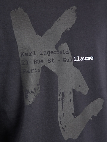 Felpa di Karl Lagerfeld in blu
