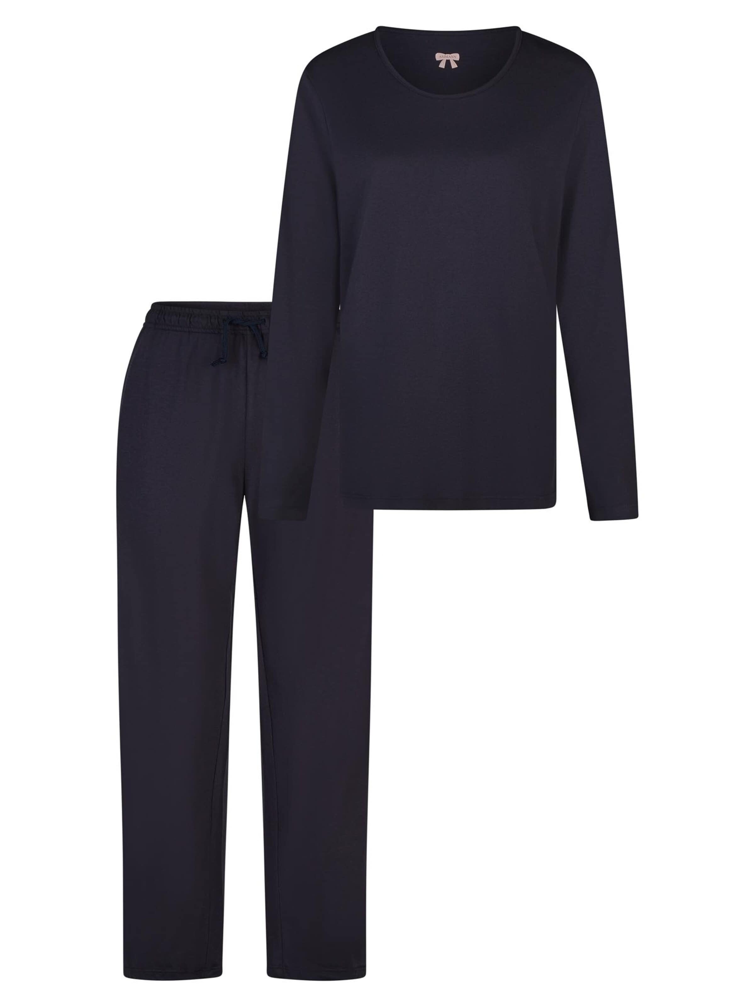 Ammann Pajama 'Mix & Match' in Blue: front