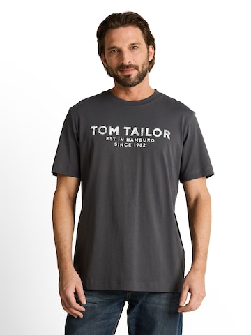 TOM TAILOR Shirt in Grijs: voorkant