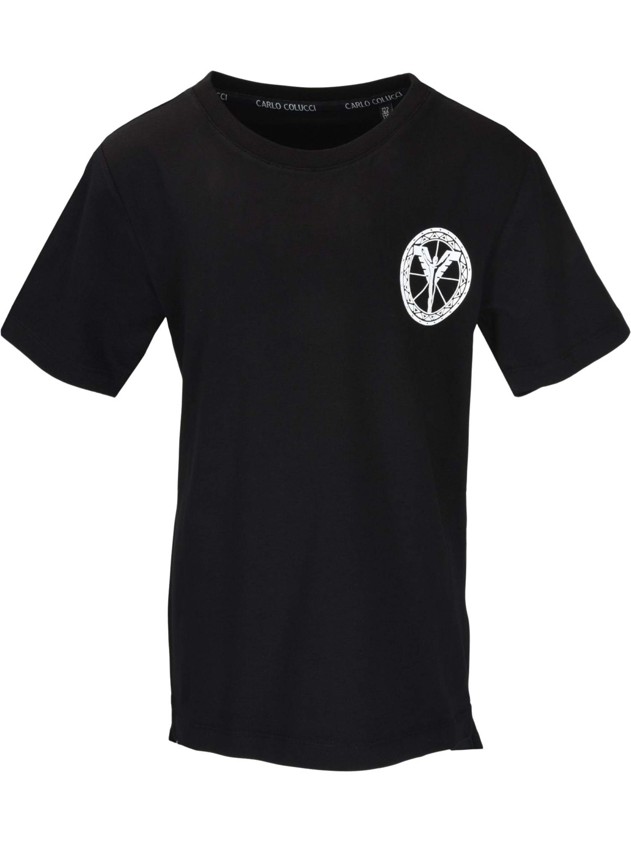 Carlo Colucci Shirt 'Camarda' in Black: front