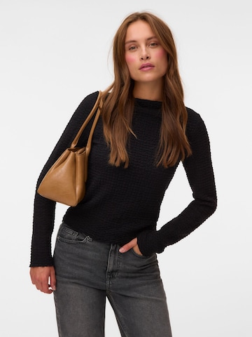 VERO MODA Shirt 'VMZia' in Zwart: voorkant