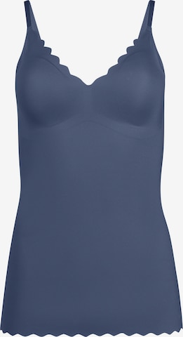 Maglietta intima di Skiny in blu: frontale
