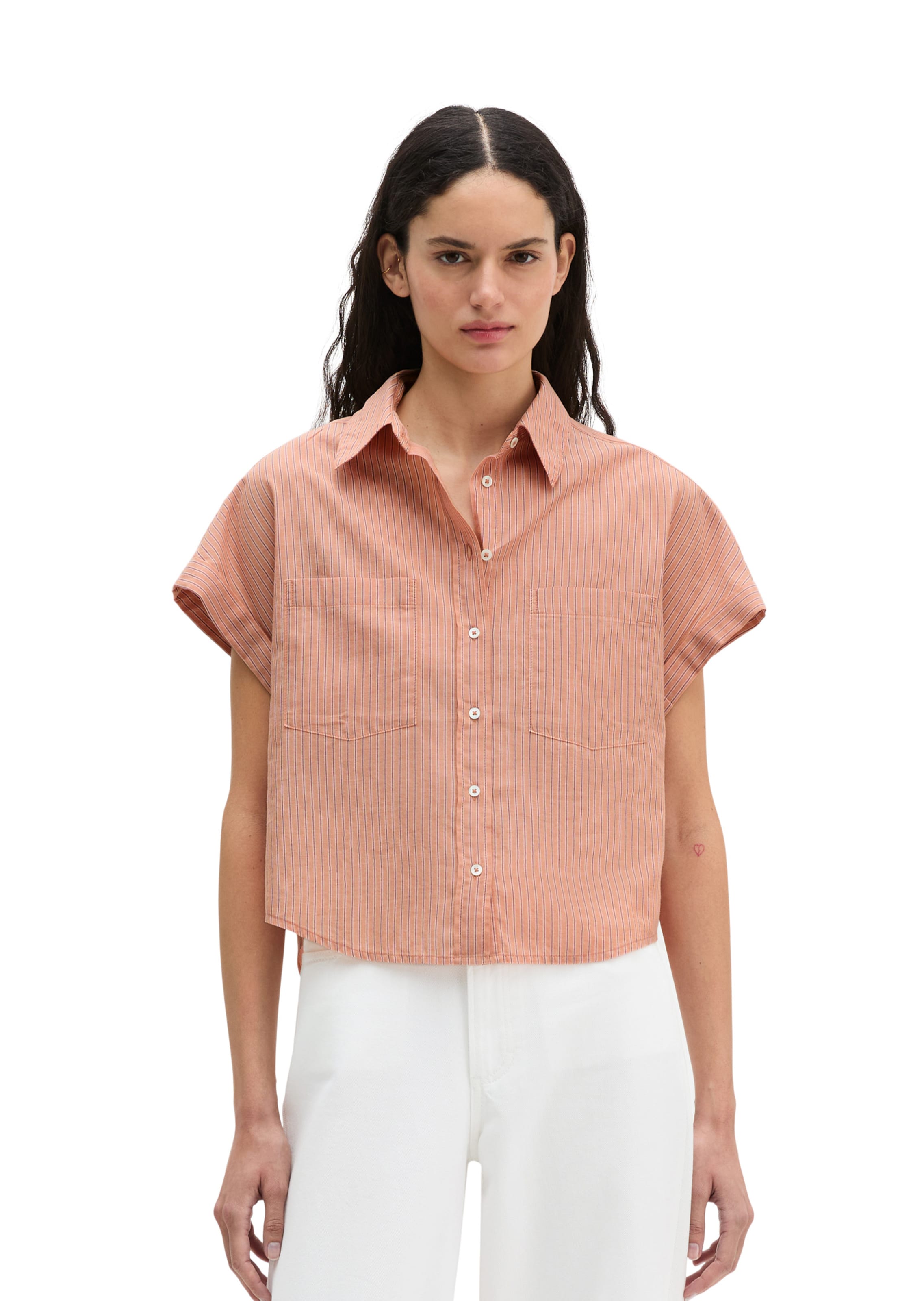 Marc O'Polo Bluse in Orange: Vorderseite