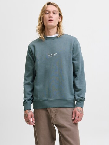 JACK & JONES Sweatshirt 'JJESOHO' in Groen