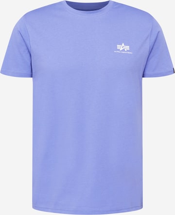 ALPHA INDUSTRIES Regular fit T-shirt i lila: framsida