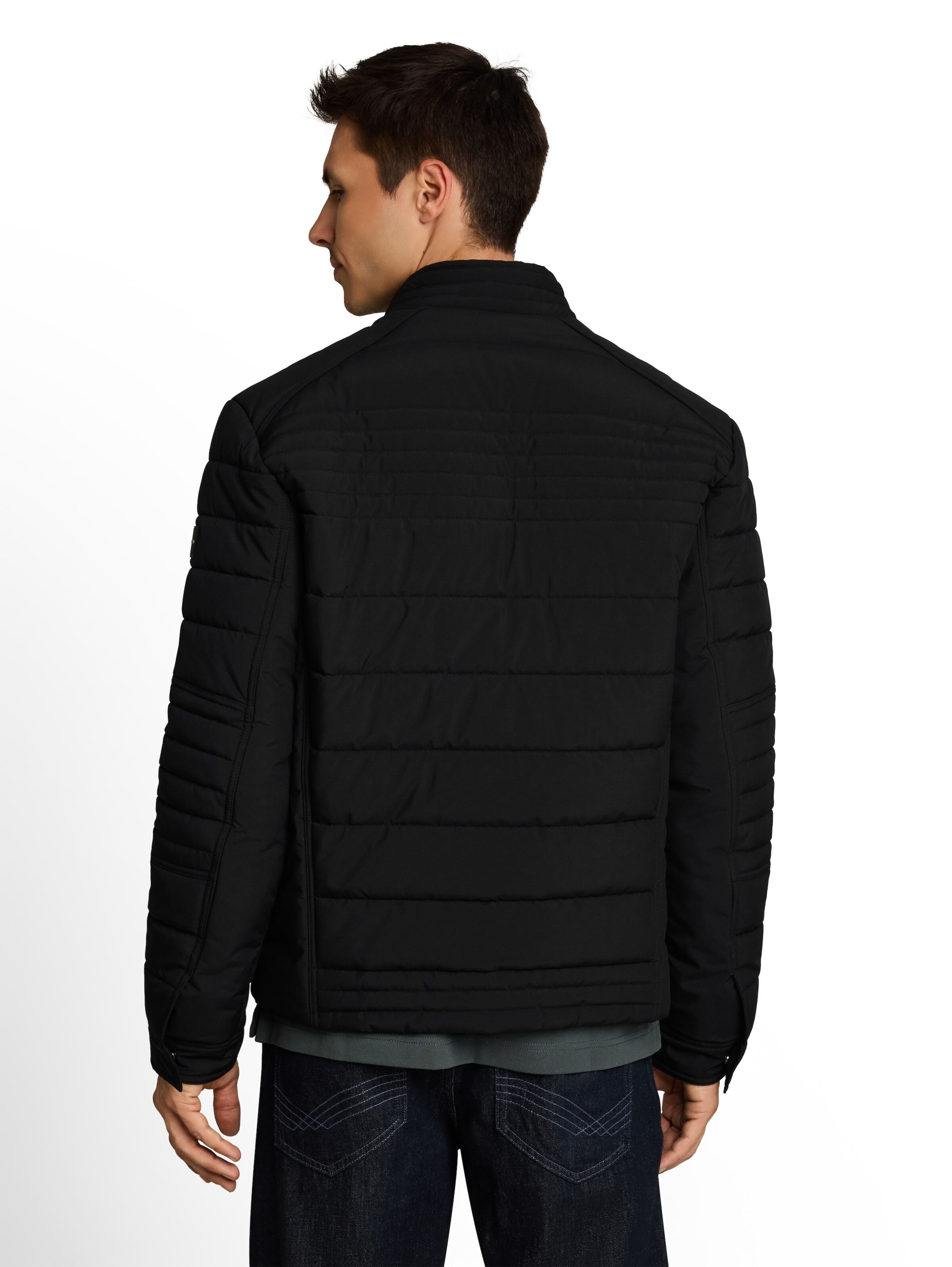 TOM TAILOR Jacke in Schwarz